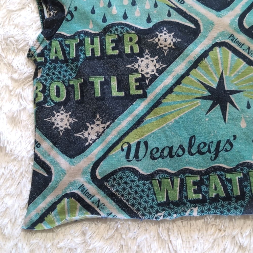 Blackmilk Harry Potter Weasley's Weather in a Bottle Cropped Tee - Picture 8 of 11